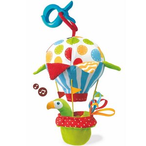 Мягкая игрушка на коляску Попугай на воздушном шаре, звук Yookidoo фото 2