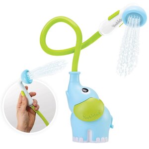 Игрушка для ванной - душ Слоненок, голубая, на батарейках Yookidoo фото 1