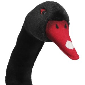 Мягкая игрушка Лебедь черный 45 см Hansa Creation фото 3