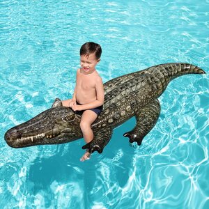 Надувная игрушка для плавания Аллигатор 193*94 см Bestway фото 1