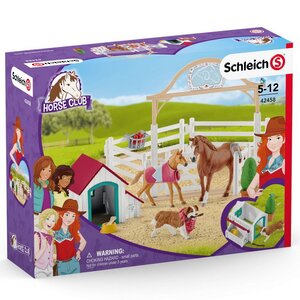 Игровой набор Лошади для гостей Ханны с собакой Руби и аксессуарами Schleich фото 9