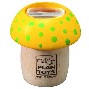Детский калейдоскоп Грибок, 5 см, желтый Plan Toys фото 1