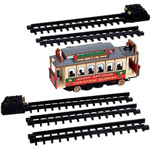 Рождественская железная дорога Lemax, 120*10 см, музыка, движение, подсветка, батарейки Lemax фото 1