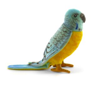 Мягкая игрушка Попугай волнистый голубой 15 см Hansa Creation фото 1