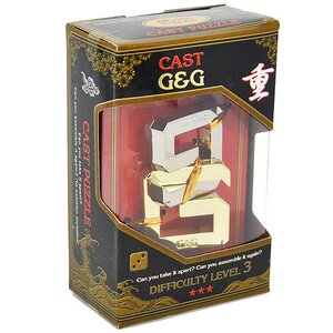 Головоломка G&G, сложность 3, металл Hanayama фото 1