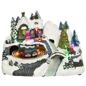 Светящаяся композиция Winter Village: Сказочный Сочельник 24*16*15 см, с движением