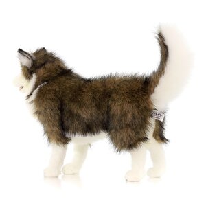Мягкая игрушка Собака породы Сибирский Хаски стоящая 40 см Hansa Creation фото 7