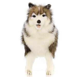 Мягкая игрушка Собака породы Сибирский Хаски стоящая 40 см Hansa Creation фото 5