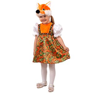 Карнавальный костюм Лиса Лизавета, рост 104 см Батик фото 1