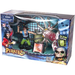 Игровой набор Пираты: Ловушка для кракена с аксессуарами движение свет Chap Mei фото 2