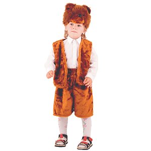 Карнавальный костюм Медведь Топтыгин, рост 116-122 см Батик фото 1