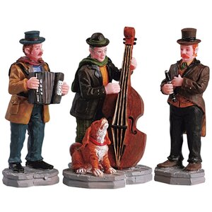 Набор фигурок Трио уличных музыкантов 7 см, 3 шт Lemax фото 1