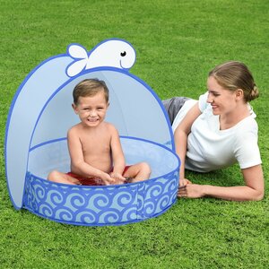 Детский каркасный бассейн с навесом Pop-Up Splash 78*68 см Bestway фото 1