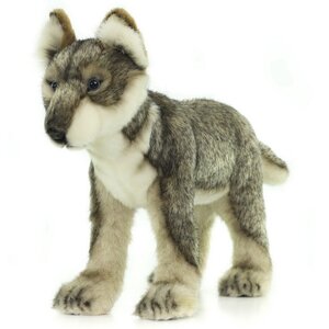 Мягкая игрушка Щенок волка стоящий 42 см Hansa Creation фото 1