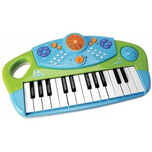 Детский синтезатор Пианола Летняя 25 клавиш, 37*20 см, зелёная Potex фото 1
