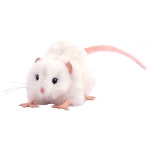 Мягкая игрушка Крыса белая 12 см Hansa Creation фото 1