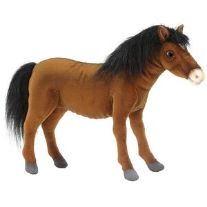 Мягкая игрушка Лошадь рыжая 37 см Hansa Creation фото 1