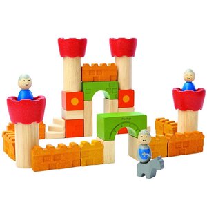 Конструктор для малышей Рыцарский Замок, 35 деталей, дерево Plan Toys фото 3