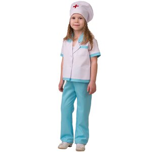 Карнавальный костюм Медсестра госпиталя, рост 152 см Батик фото 1
