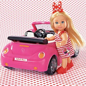 Кукла Еви - Минни Маус в кабриолете, 22 см Simba фото 1