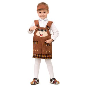Карнавальный костюм Медвежонок Топтыжкин, рост 98 см Батик фото 1