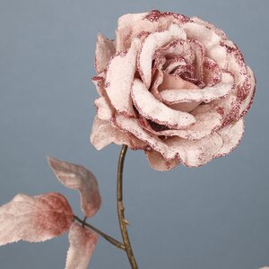 Искусственная роза Аурелия 60 см розовый бутон Kaemingk фото 2