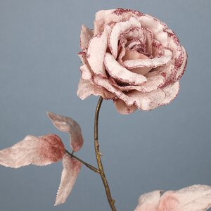 Искусственная роза Аурелия 60 см розовый бутон Kaemingk фото 4