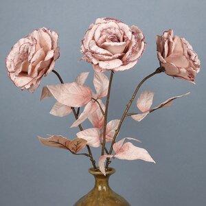 Искусственная роза Аурелия 60 см розовый бутон Kaemingk фото 3