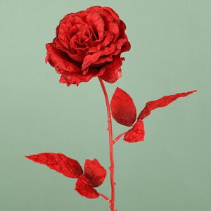 Искусственная роза Аурелия 60 см бордовая