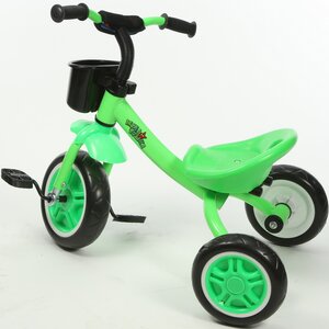 Велосипед трехколесный "Мультяшка 6688", зеленый Мультяшка фото 4