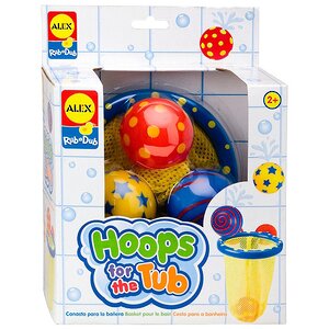 Игрушки для ванной Мячики в сетке 4 предмета Alex фото 2
