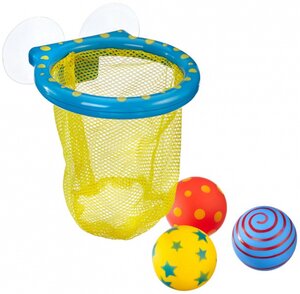 Игрушки для ванной Мячики в сетке 4 предмета Alex фото 1