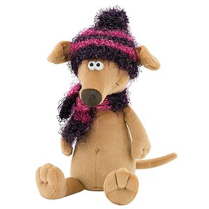 Мягкая игрушка Собака Чуча в фиолетовой шапке 20 см Orange Toys фото 1