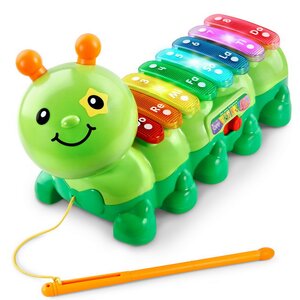 Развивающая игрушка Ксилофон Гусеница - Звуки Сафари со светом и звуком Vtech фото 1