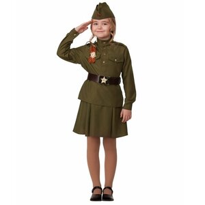 Детская военная форма Солдатка, рост 110 см Батик фото 1