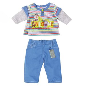 Набор одежды для куклы Baby Born 43 см: Лонгслив и брюки, 2 предмета Zapf Creation фото 1