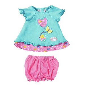 Набор одежды для куклы Baby Born 43 см: Голубая туника с шортами, 2 предмета Zapf Creation фото 1