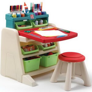 Детский стол-мольберт Маленький гений со стулом, 91*97*41 см Step2 фото 1