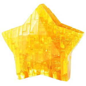 Головоломка 3D Звезда, 8 см, 38 эл. Crystal Puzzle фото 1