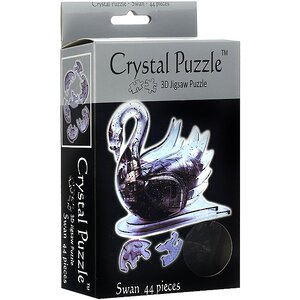 Головоломка 3D Черный Лебедь, 8 см, 44 эл. Crystal Puzzle фото 2
