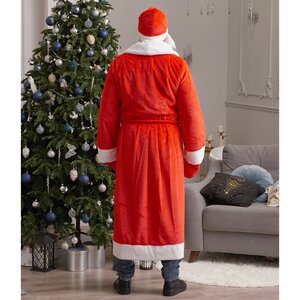 Взрослый карнавальный костюм Дед Мороз, 52-54 размер Бока С фото 3