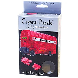 3Д пазл Лондонский автобус, 53 элемента Crystal Puzzle фото 2