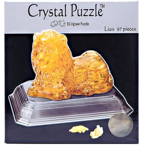 3Д пазл Лев, 16 см, 97 эл. Crystal Puzzle фото 5