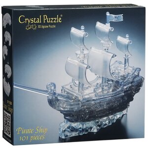 Головоломка 3D Пиратский корабль, 20 см, 101 эл. Crystal Puzzle фото 2