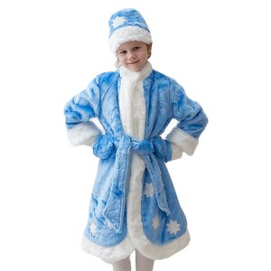 Карнавальный костюм Снегурочка детский, рост 140-150 см Бока С фото 1