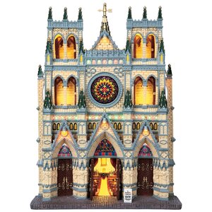 Фасад Кафедральный собор Святого Патрика, 33 см, подсветка, батарейки Lemax фото 1
