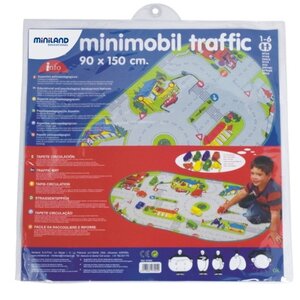 Игровой коврик Дорожное движение с чехлом 150 см Miniland фото 4