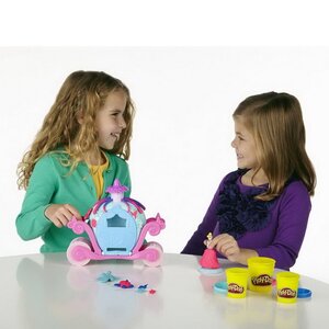 Набор для лепки Play-Doh: Волшебная карета Золушки с фигуркой Hasbro фото 5