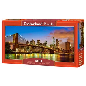 Пазл Нью-Йорк - Бруклинский мост, 600 деталей Castorland фото 2
