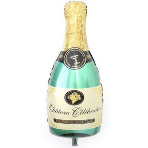 Новогодний шар из фольги Искристое Шампанское 100 см Snowhouse фото 1